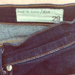 Rag and bone high rise skinny jean